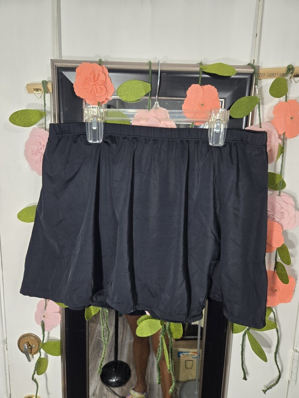 Fullfitall Swimsuits Women's Plus Size Black Skirt Sz 22 NWT